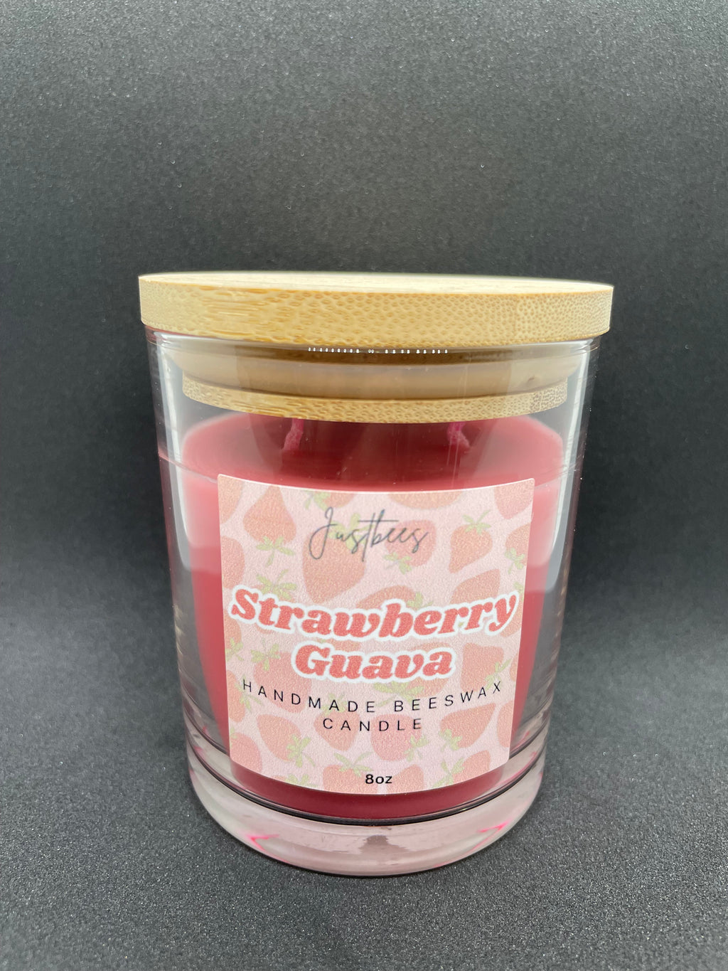 Strawberry Guava Beeswax Candle