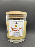 Hazelnut Hot Chocolate Scented Beeswax Candle