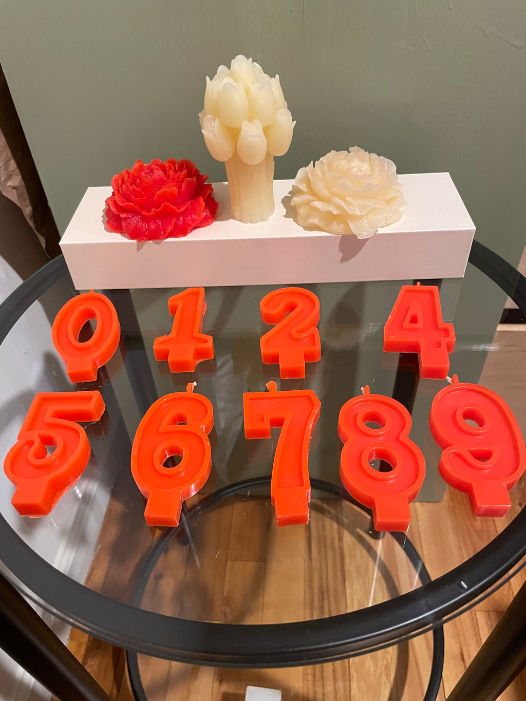 Beeswax Candle Number