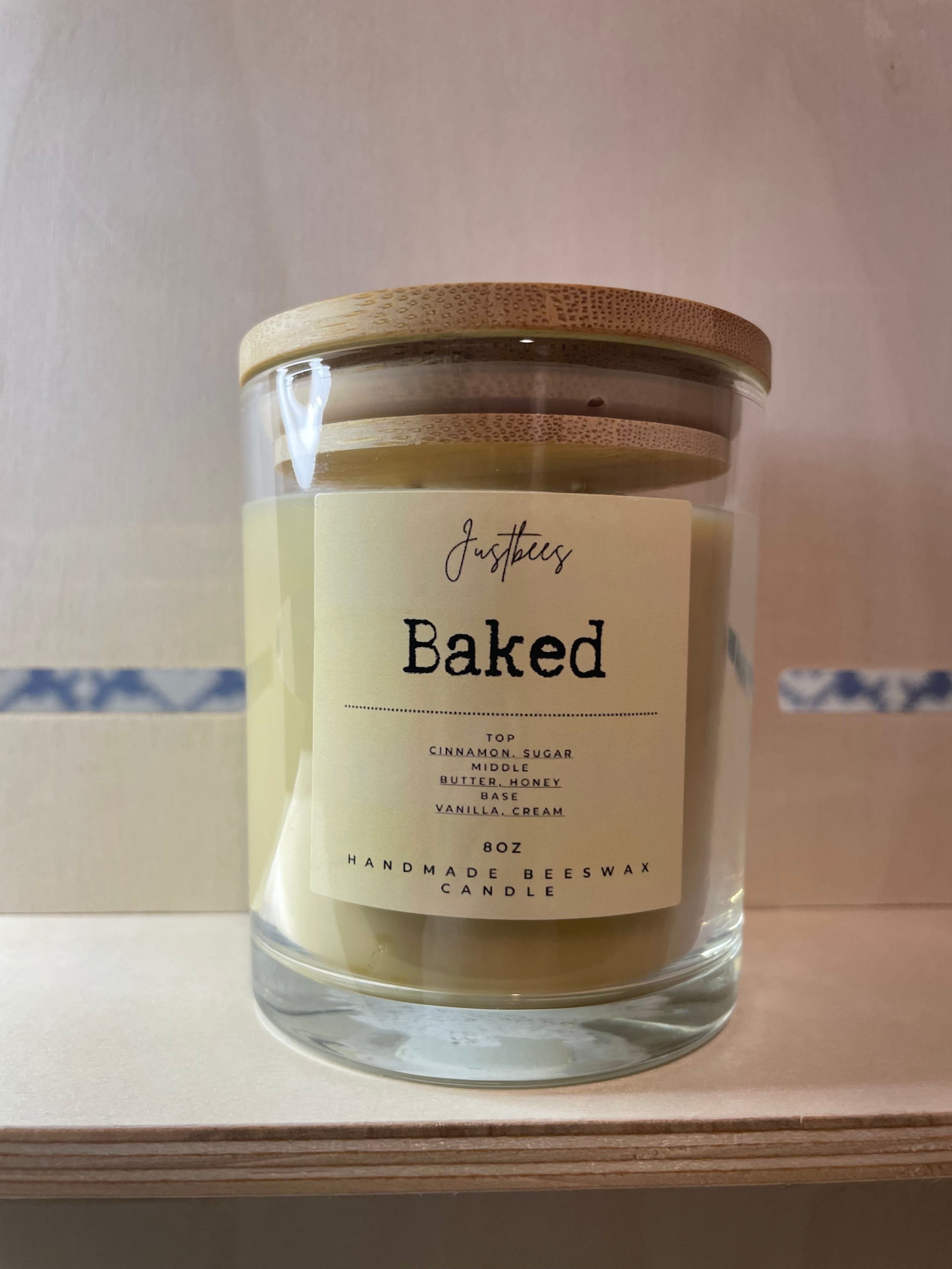 8 oz Beeswax Candle