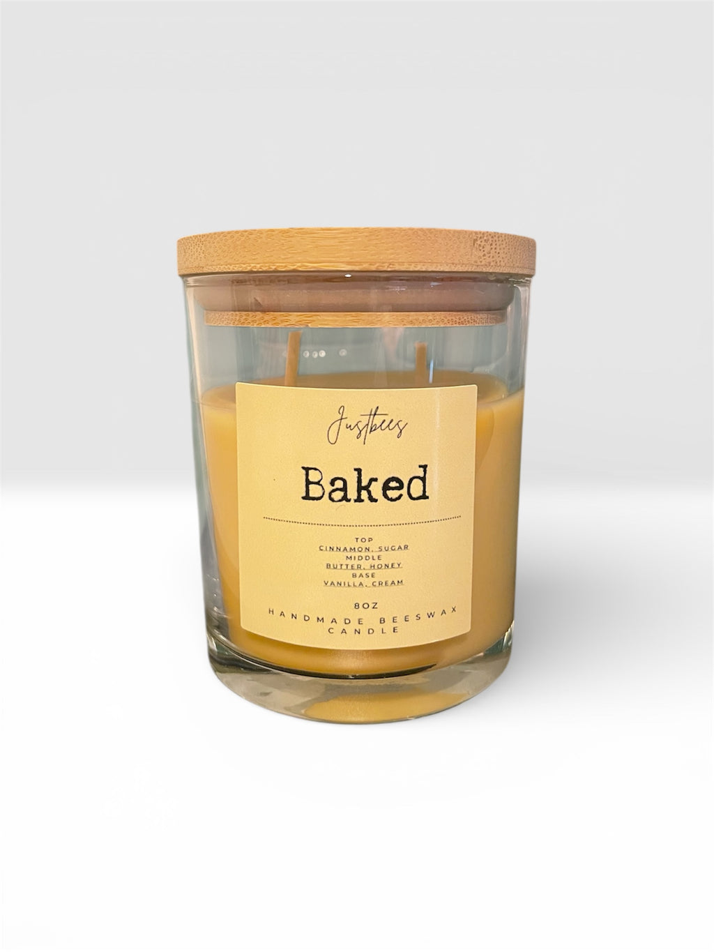 Snickerdoodle Scented Beeswax Candle