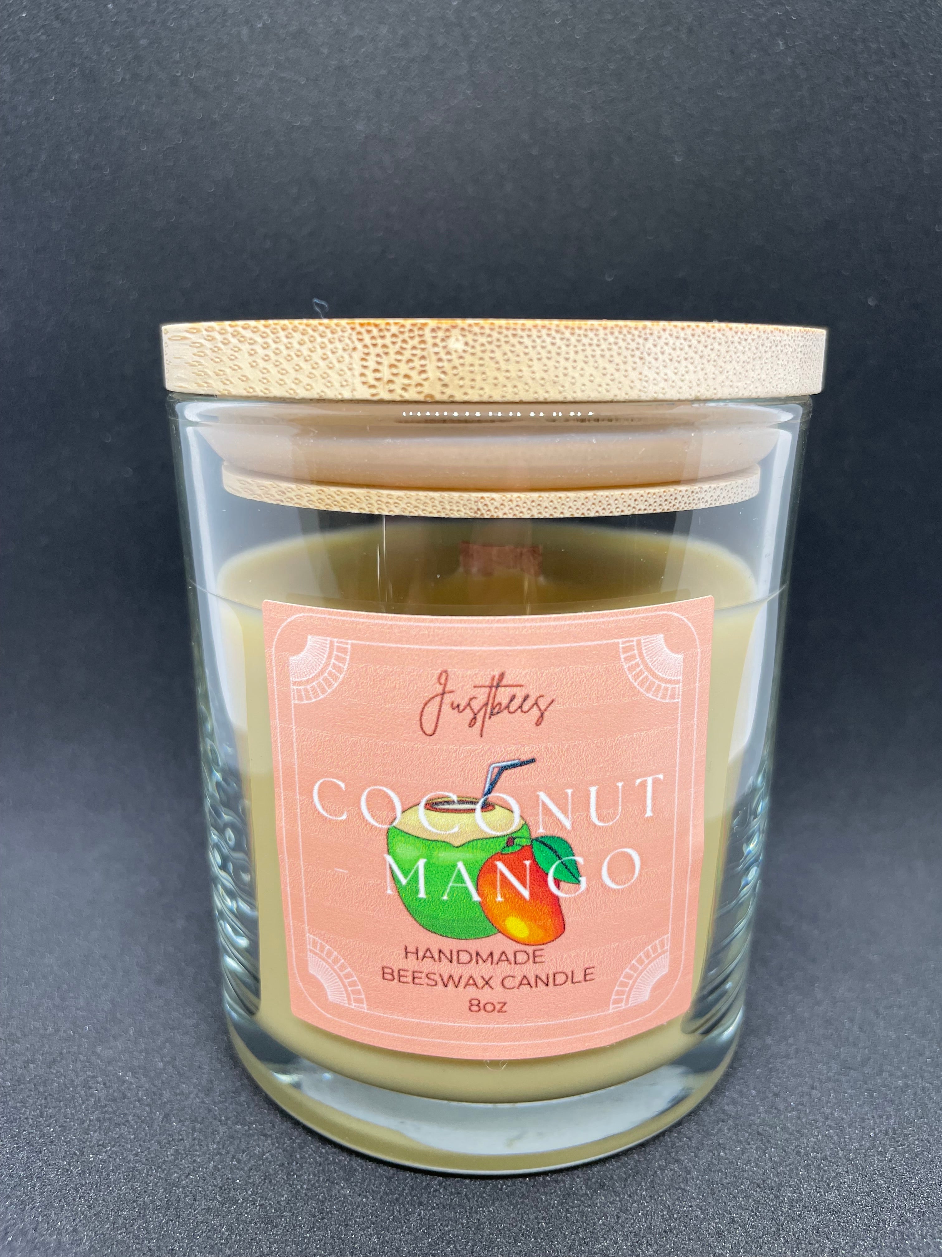 Coconut Mango Beeswax Candles