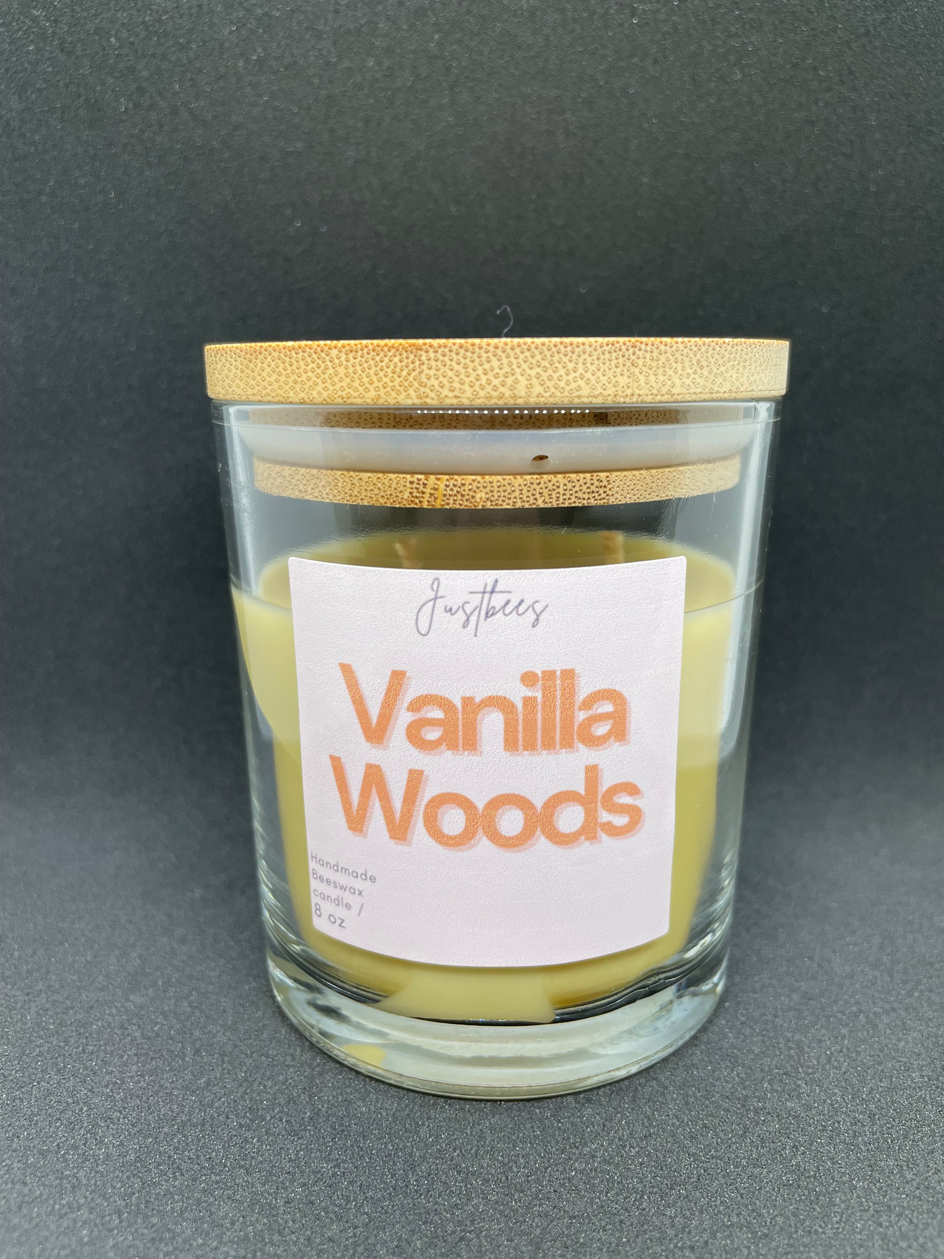 Vanilla Woods Beeswax Candle