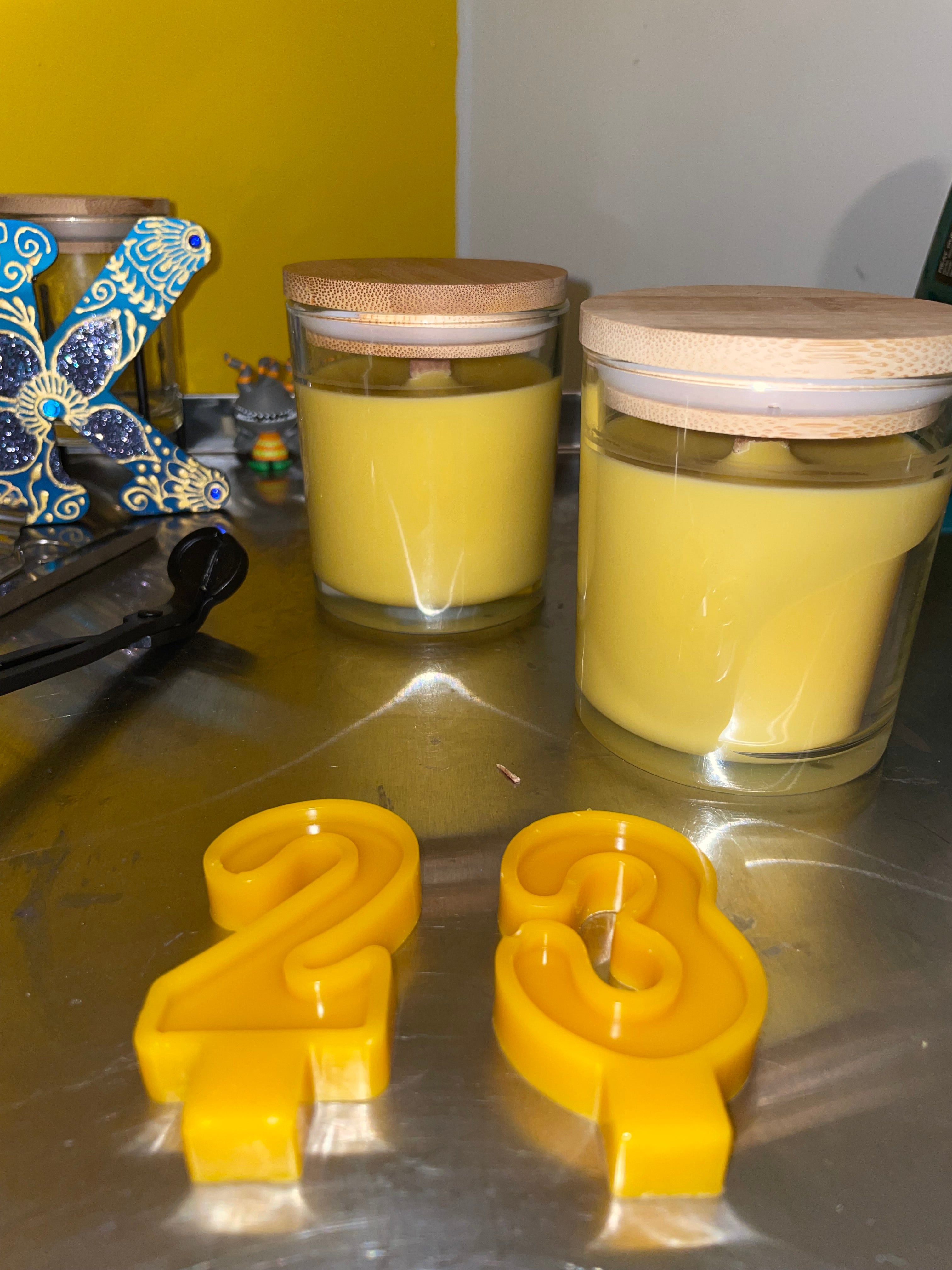 Beeswax Candle Number
