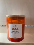 Spiced pumpkin beeswax candle