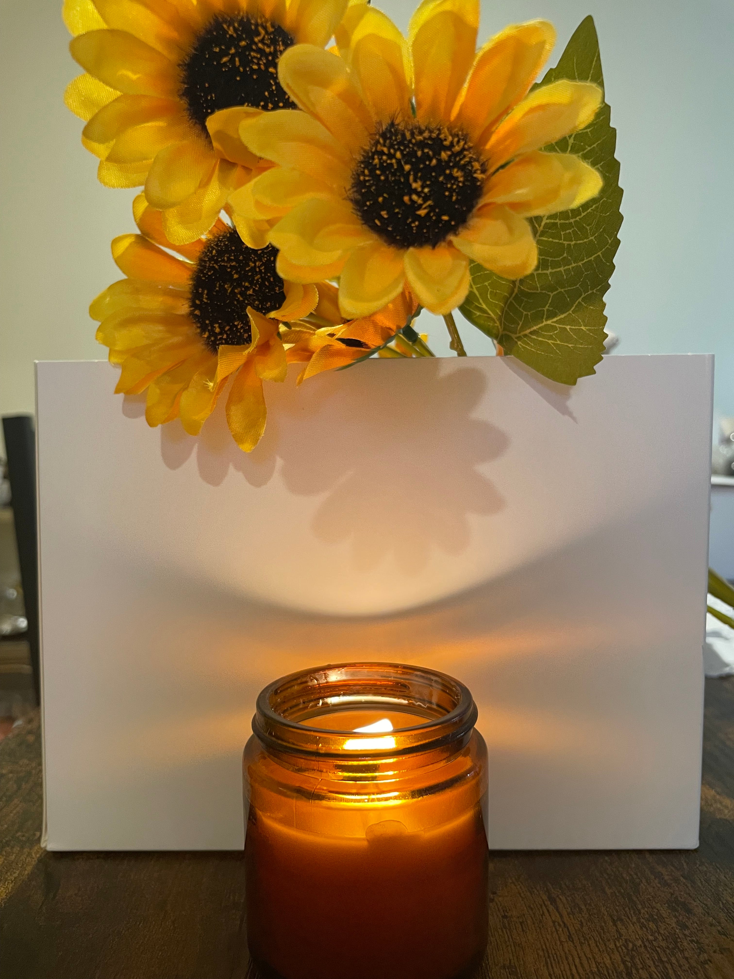 4 oz Beeswax Candle